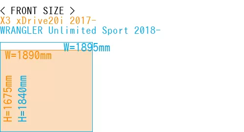 #X3 xDrive20i 2017- + WRANGLER Unlimited Sport 2018-